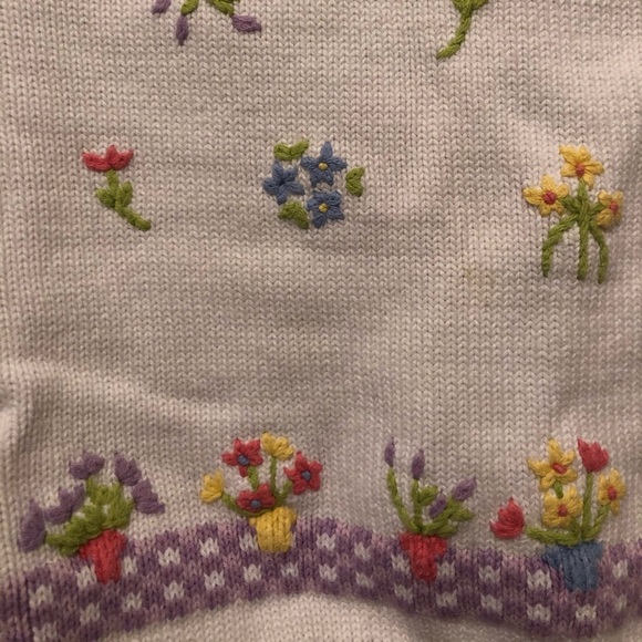 Gymboree Flowers Knit Top - Picture 3 of 5